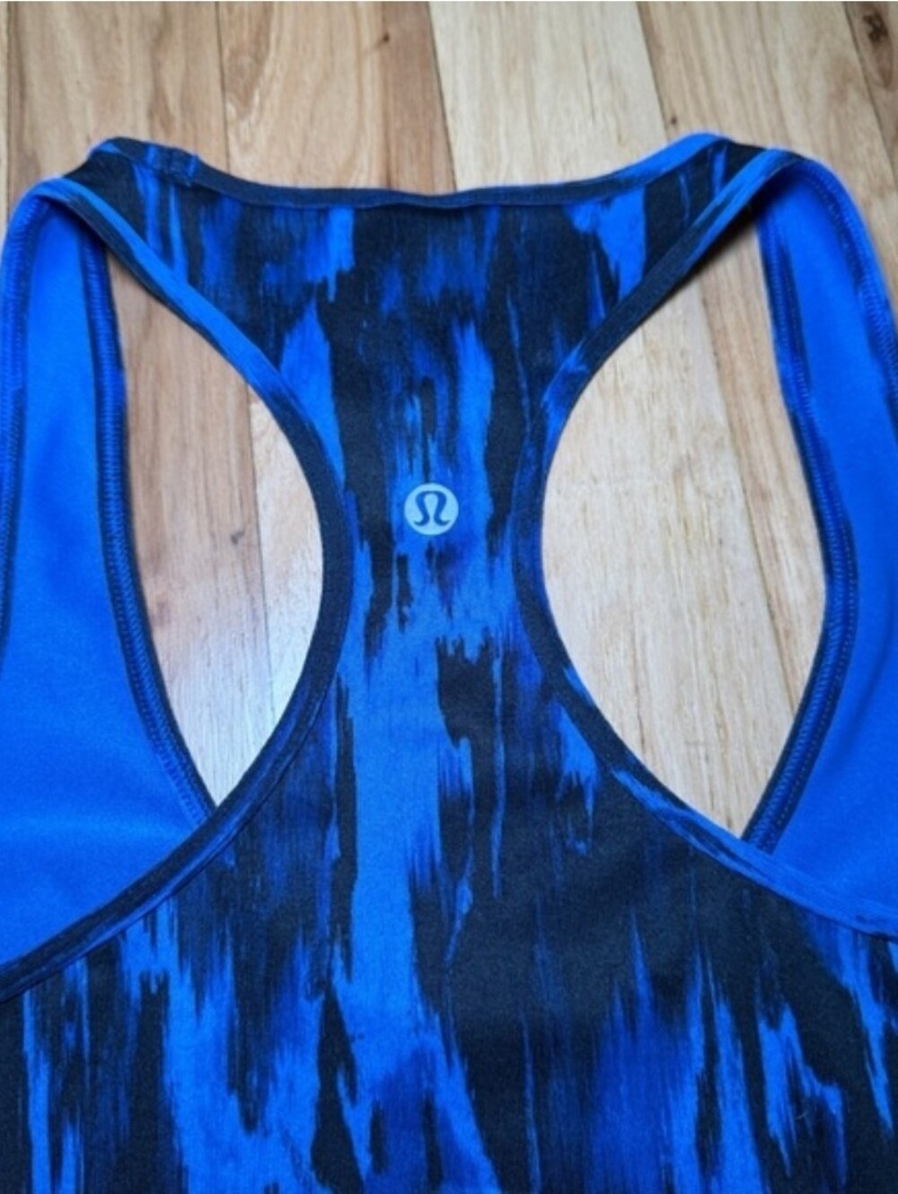 Lululemon Cool Racerback Tank Painted Animal Sprinkler Black - Size 10 - Picture 3 of 5